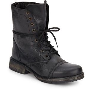 Steve Madden military combat boots